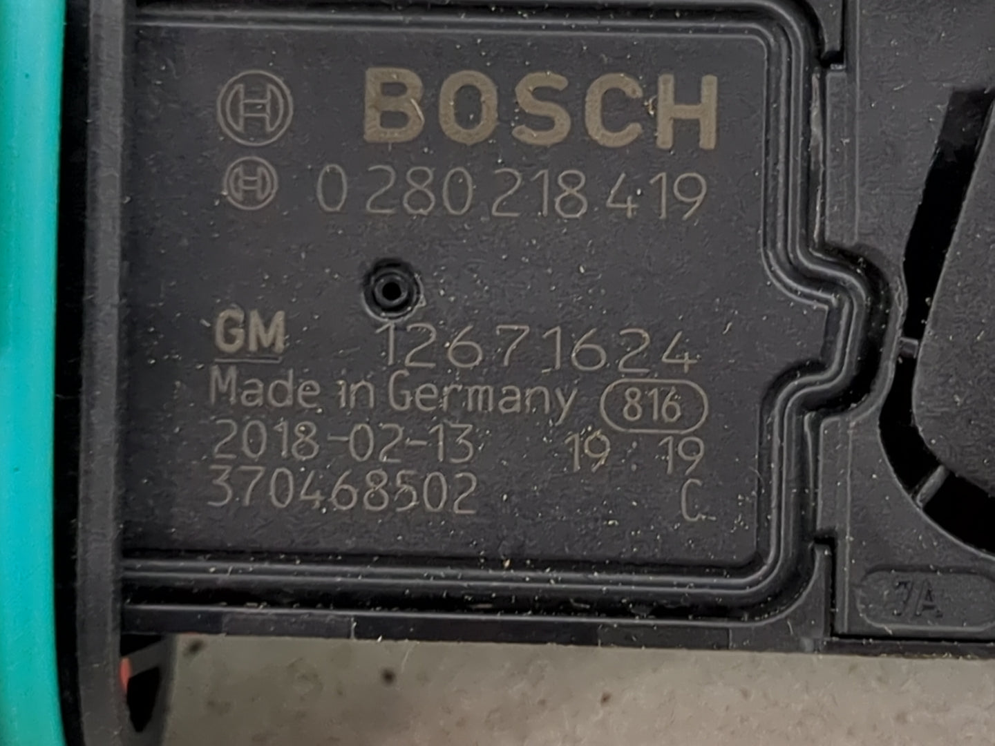 2013-2021 Chevrolet Trax Mass Air Flow Meter Maf 1485435 - Oemusedautoparts1.com