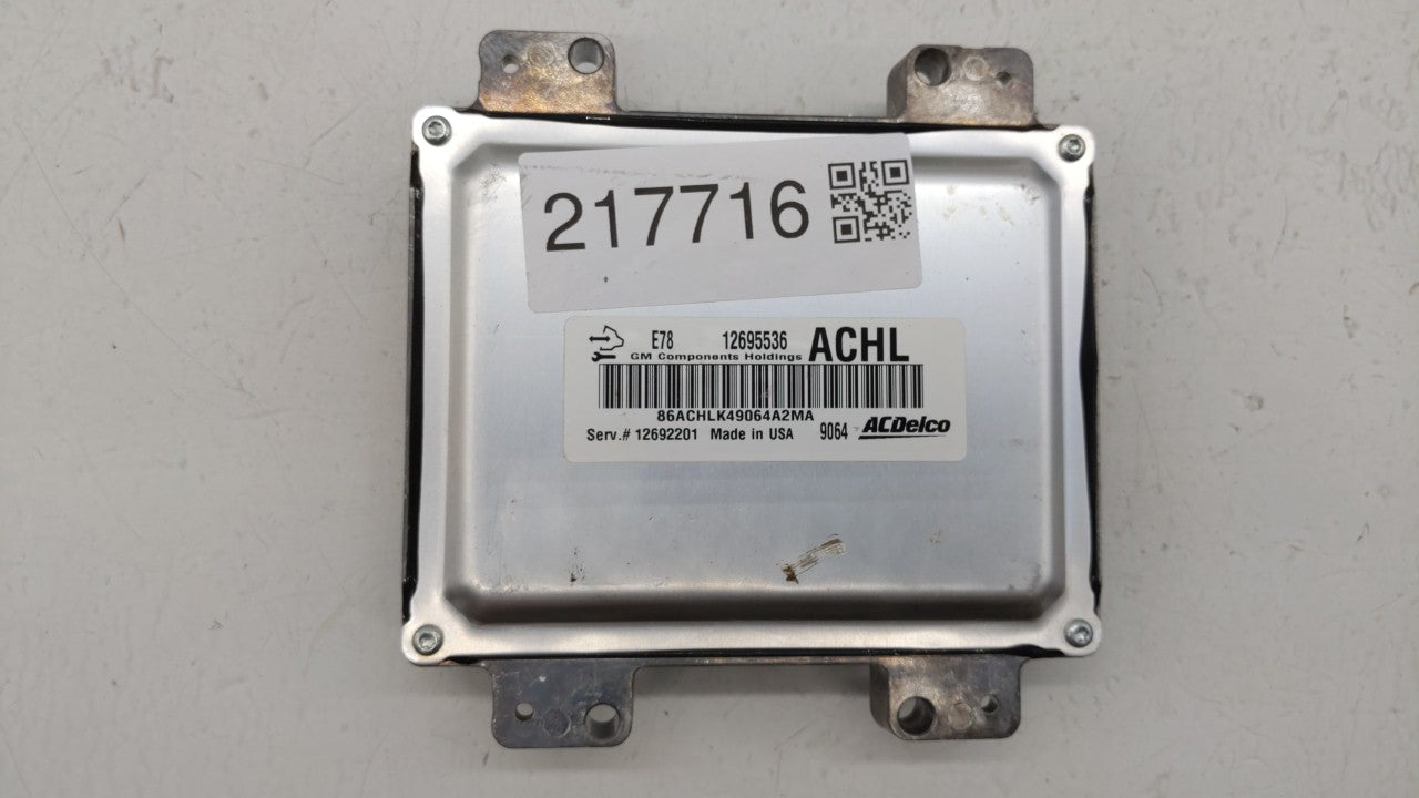 2017-2018 Chevrolet Trax PCM Engine Control Computer ECU ECM PCU OEM P/N:12668986 12679097, 12670309 Fits Fits 2017 2018 201