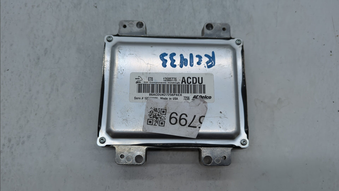 2017-2018 Chevrolet Trax PCM Engine Control Computer ECU ECM PCU OEM P/N:12685936 12668986, 12695536 Fits Fits 2017 2018 201