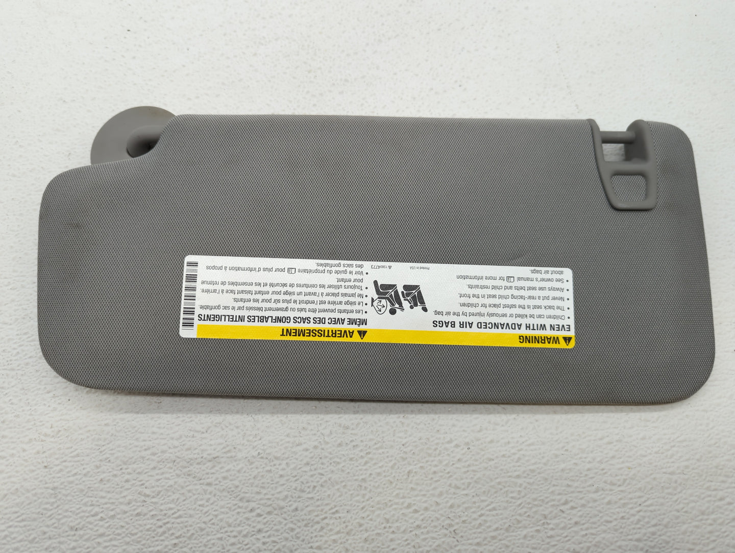 2017-2018 Chevrolet Trax Sun Visor Shade Replacement Passenger Right Mirror Fits Fits 2017 2018 OEM Used Auto Parts - Oemuse