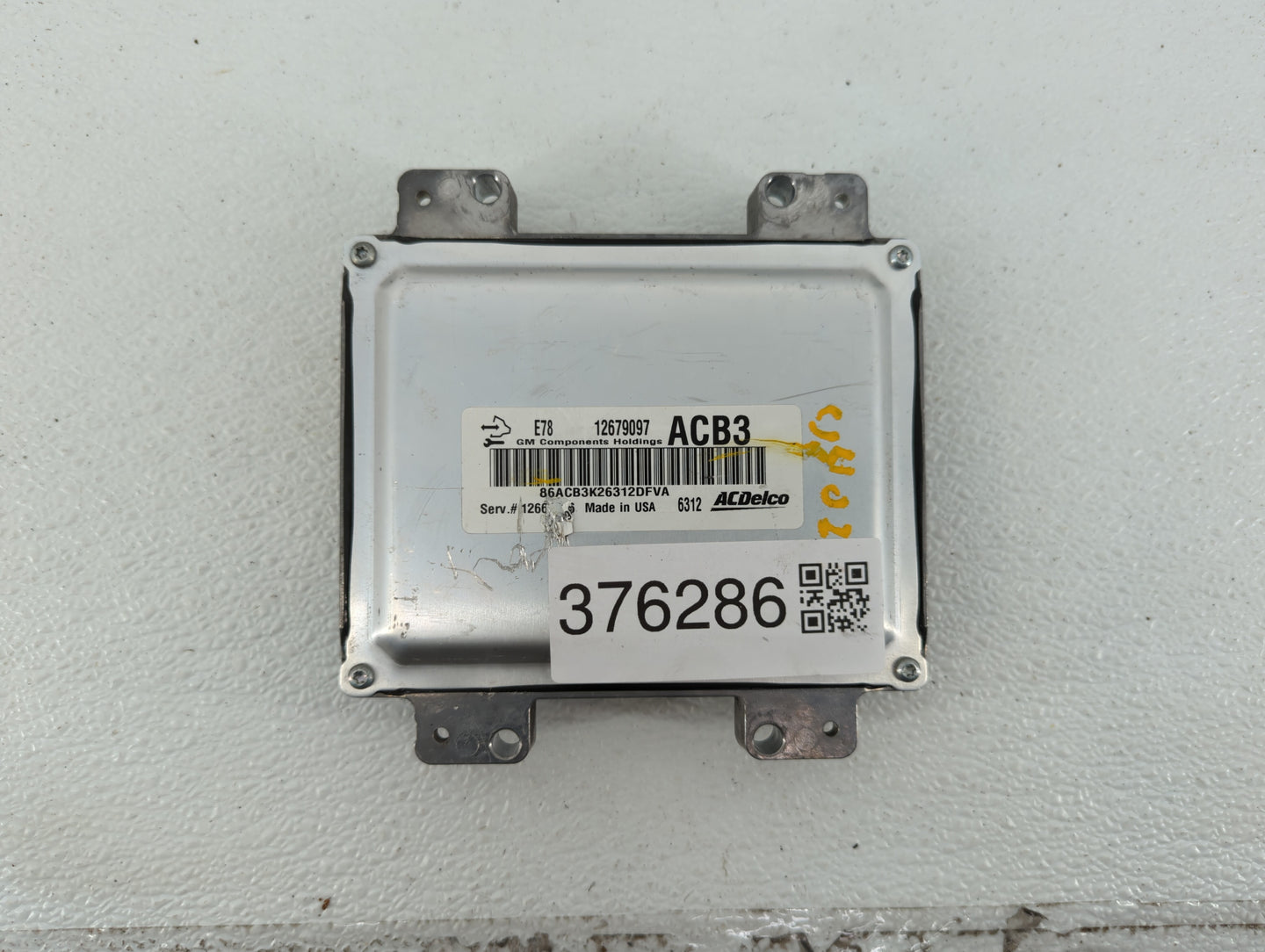 2017-2018 Chevrolet Trax PCM Engine Control Computer ECU ECM PCU OEM P/N:1266898 12697793, 12706635 Fits Fits 2017 2018 2019