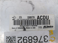 2017-2018 Chevrolet Trax PCM Engine Control Computer ECU ECM PCU OEM P/N:1266898 12697793, 12706635 Fits Fits 2017 2018 2019