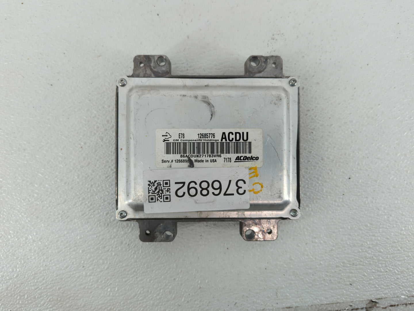 2017-2018 Chevrolet Trax PCM Engine Control Computer ECU ECM PCU OEM P/N:1266898 12697793, 12706635 Fits Fits 2017 2018 2019