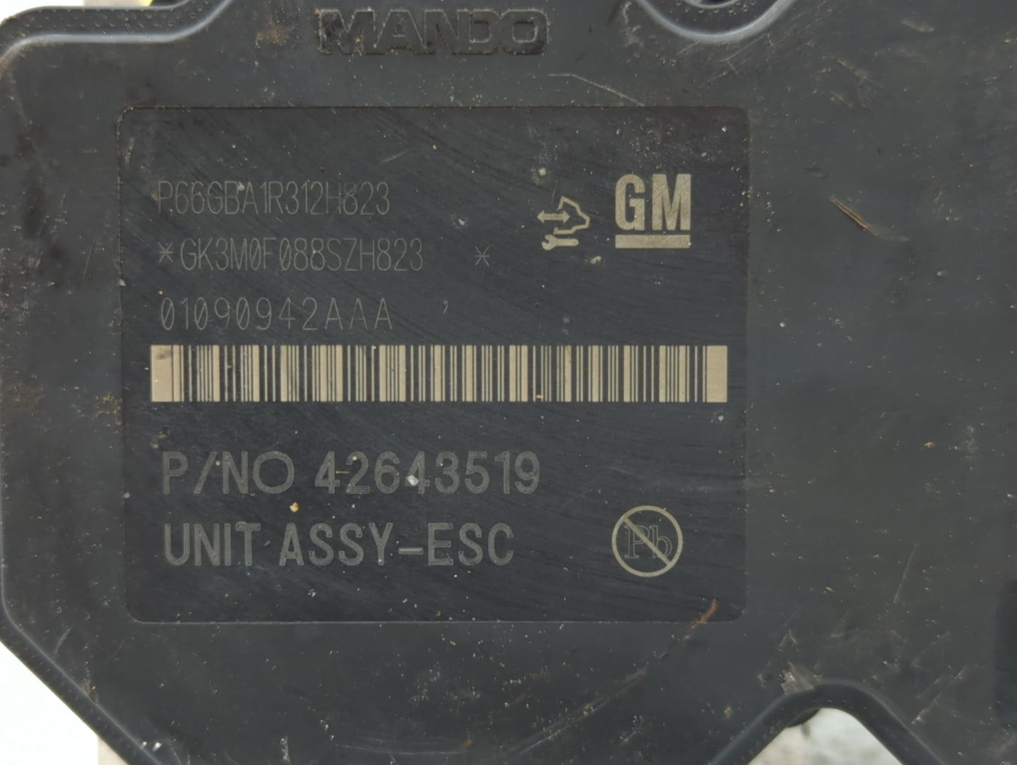 2017-2018 Chevrolet Trax ABS Pump Control Module Replacement P/N:42520669 HS7A-12A650-ABB, 42643519 Fits Fits 2017 2018 2019