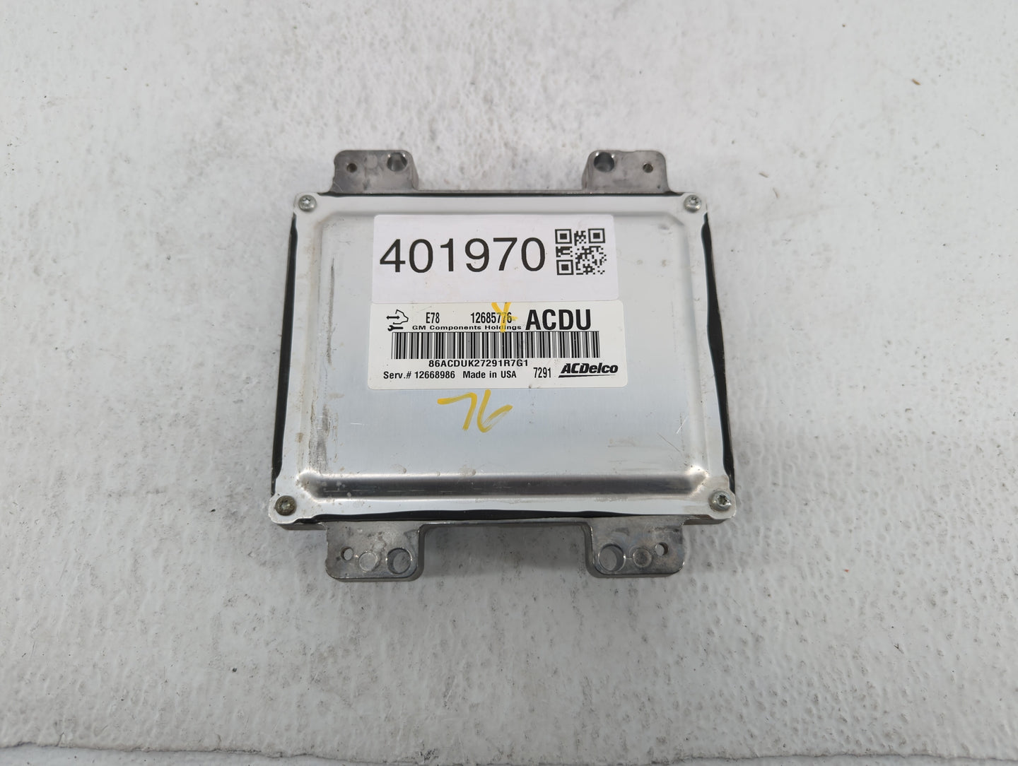 2017-2018 Chevrolet Trax PCM Engine Control Computer ECU ECM PCU OEM P/N:12692201 12679097, 12685776 Fits Fits 2017 2018 201