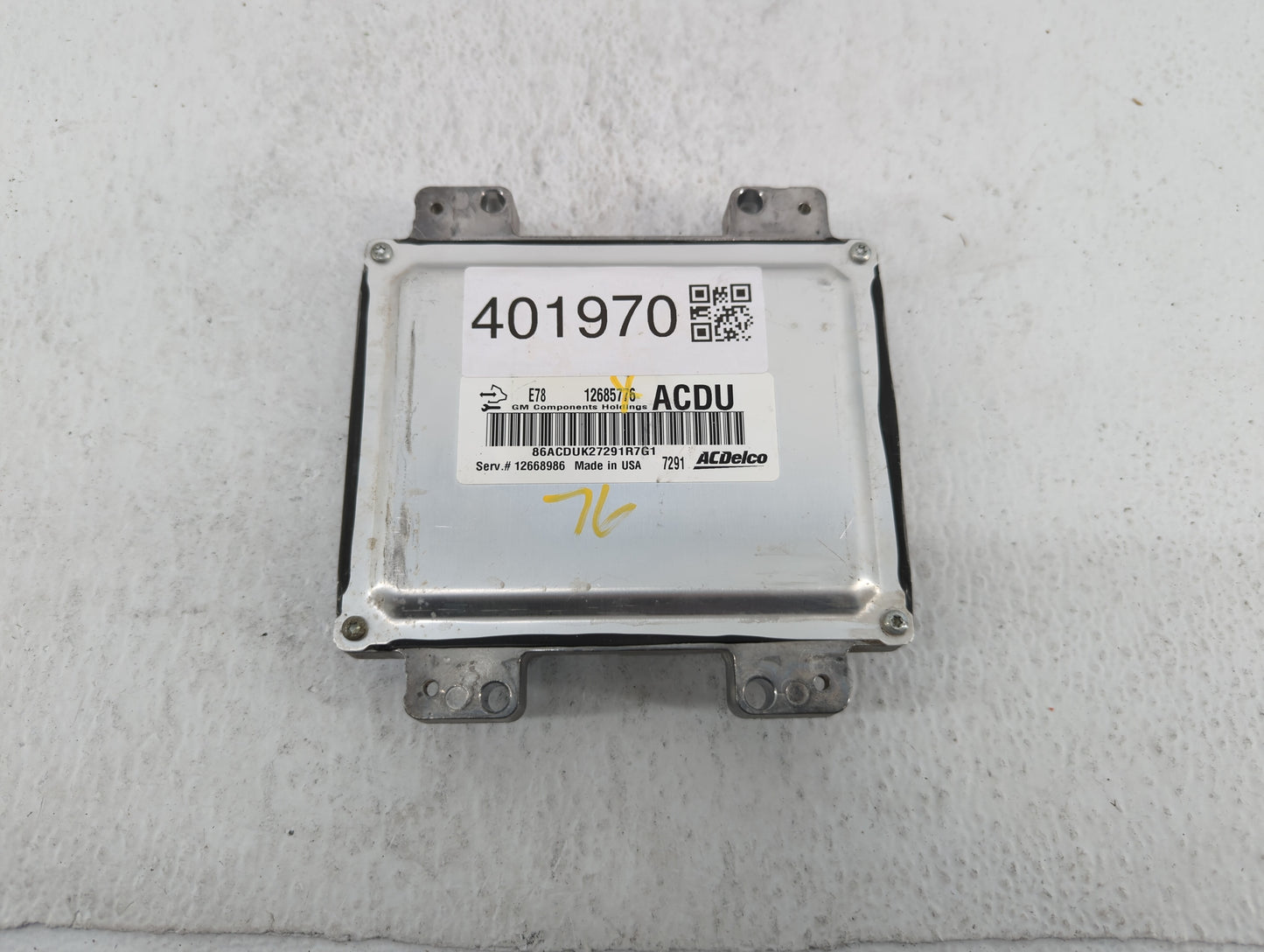 2017-2018 Chevrolet Trax PCM Engine Control Computer ECU ECM PCU OEM P/N:12692201 12679097, 12685776 Fits Fits 2017 2018 201
