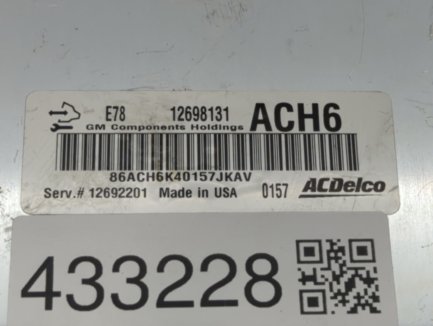 2017-2021 Chevrolet Trax PCM Engine Control Computer ECU ECM PCU OEM P/N:12668986 12670309 Fits Fits 2017 2018 2019 2020 202