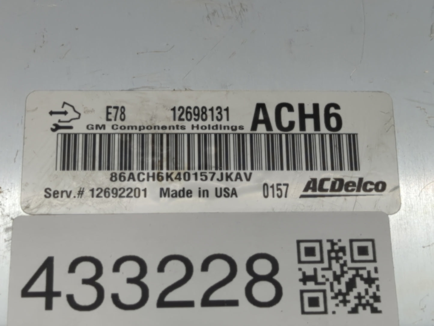 2017-2021 Chevrolet Trax PCM Engine Control Computer ECU ECM PCU OEM P/N:12668986 12670309 Fits Fits 2017 2018 2019 2020 202