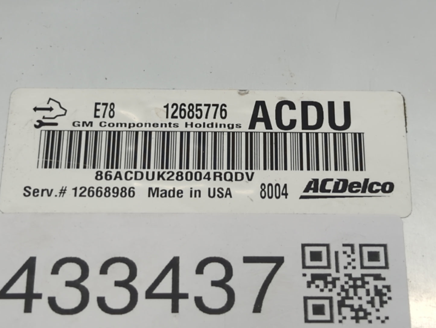 2017-2021 Chevrolet Trax PCM Engine Control Computer ECU ECM PCU OEM P/N:12668986 12670309 Fits Fits 2017 2018 2019 2020 202