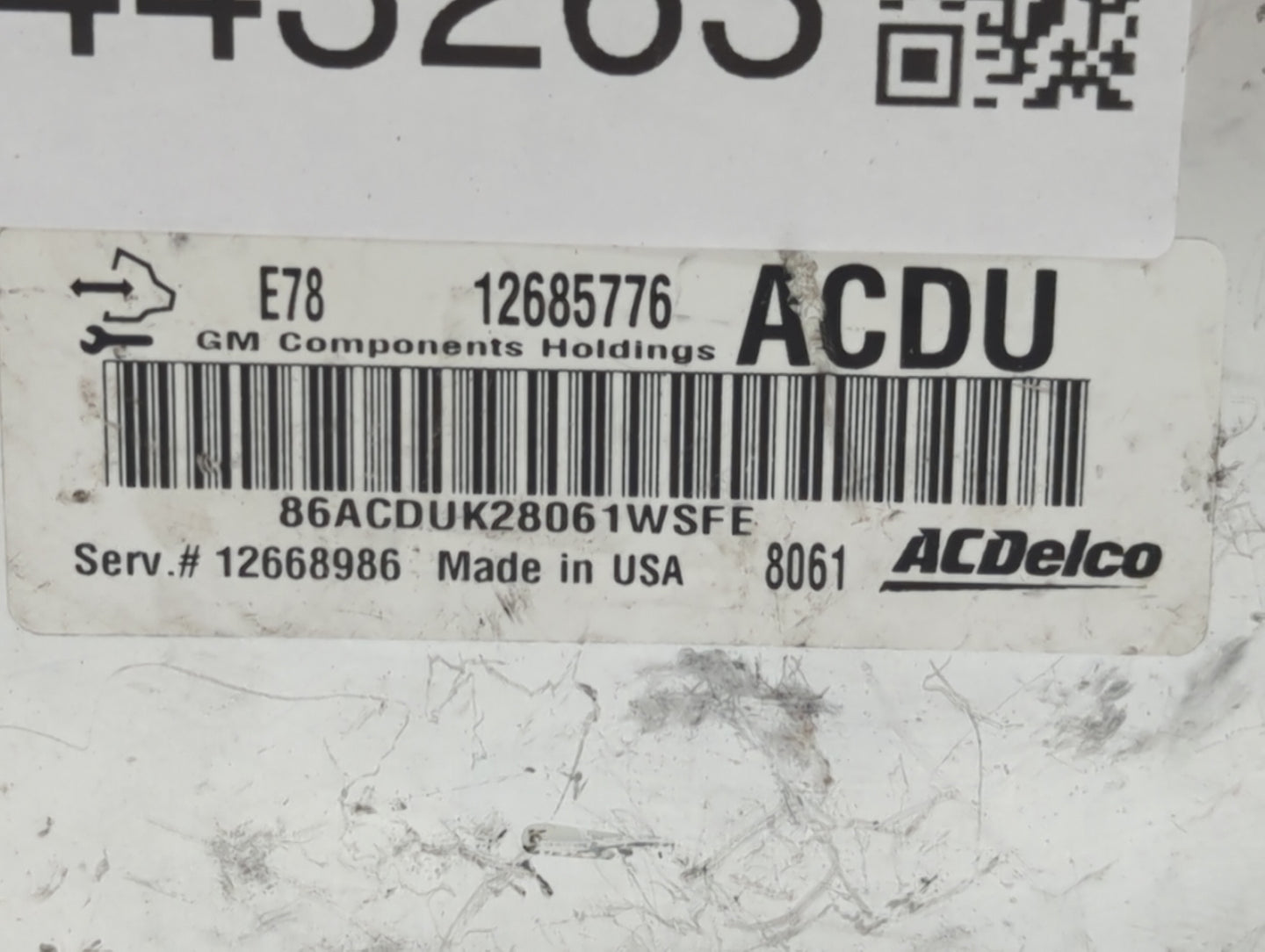 2017-2021 Chevrolet Trax PCM Engine Control Computer ECU ECM PCU OEM P/N:12668986 12670309 Fits Fits 2017 2018 2019 2020 202