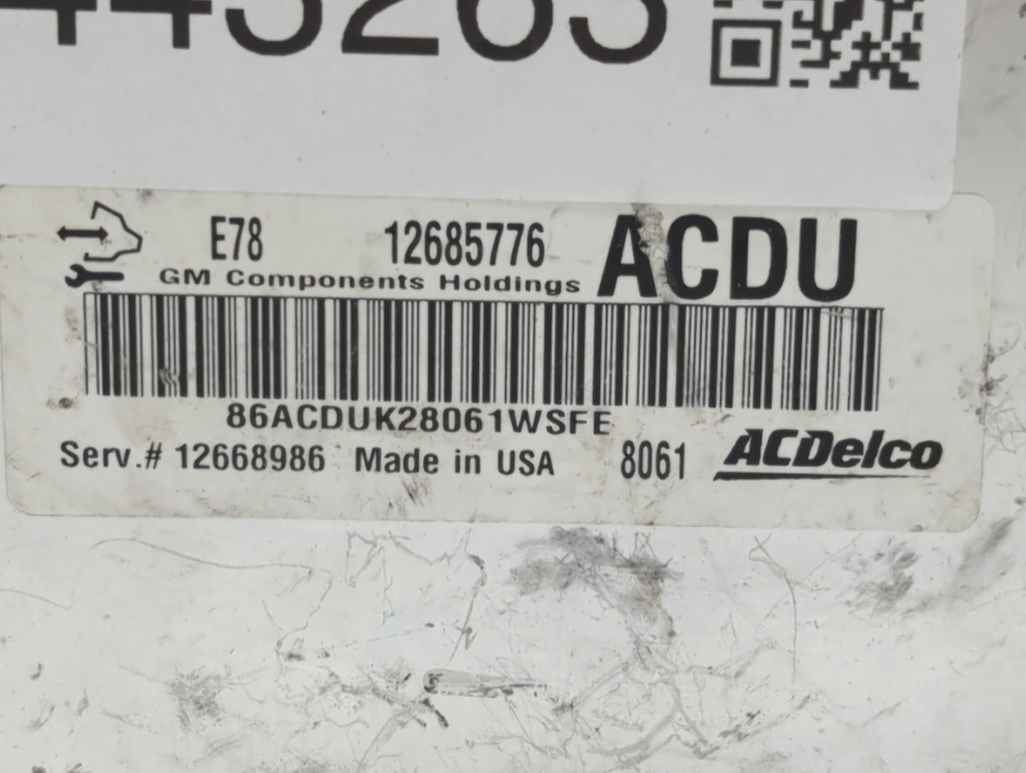 2017-2021 Chevrolet Trax PCM Engine Control Computer ECU ECM PCU OEM P/N:12668986 12670309 Fits Fits 2017 2018 2019 2020 202