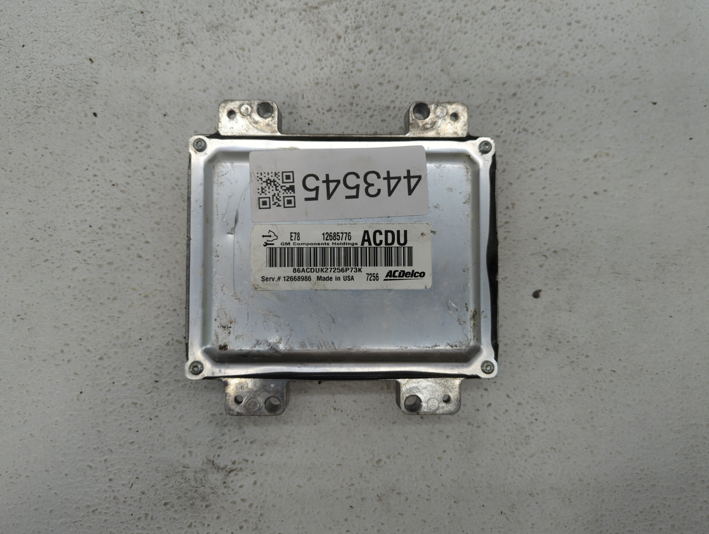 2017-2021 Chevrolet Trax PCM Engine Control Computer ECU ECM PCU OEM P/N:12668986 12685776 Fits Fits 2017 2018 2019 2020 202