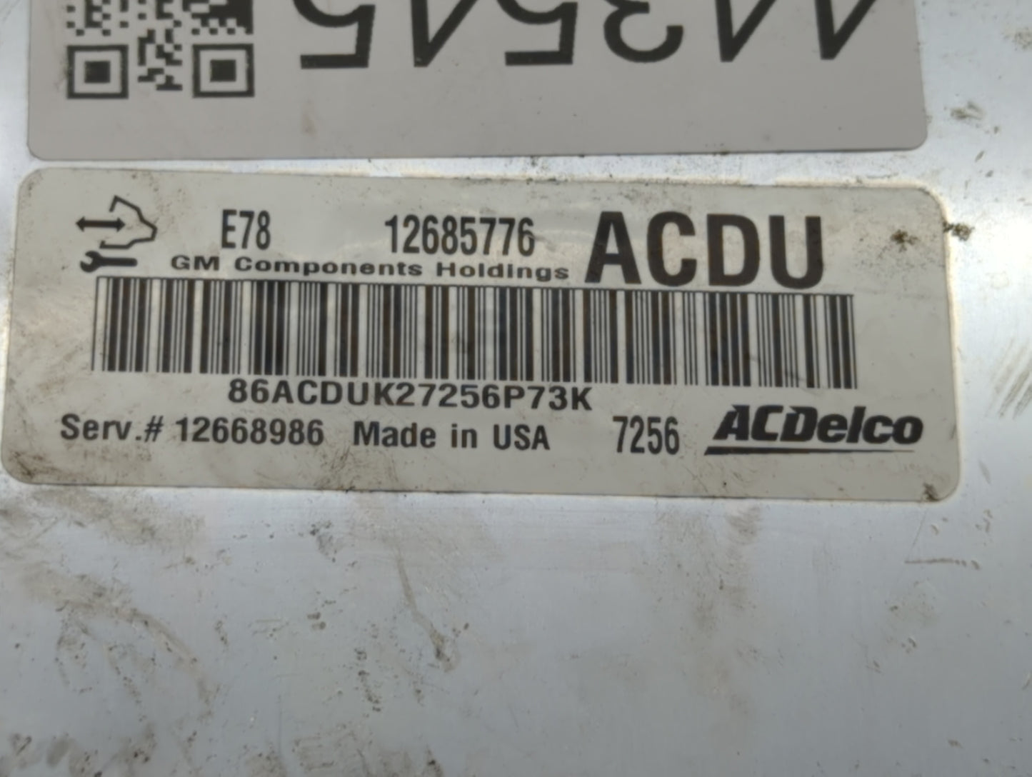 2017-2021 Chevrolet Trax PCM Engine Control Computer ECU ECM PCU OEM P/N:12668986 12685776 Fits Fits 2017 2018 2019 2020 202