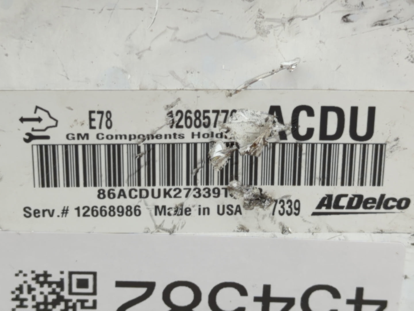 2017-2021 Chevrolet Trax PCM Engine Control Computer ECU ECM PCU OEM P/N:12695536 12668986 Fits Fits 2017 2018 2019 2020 202