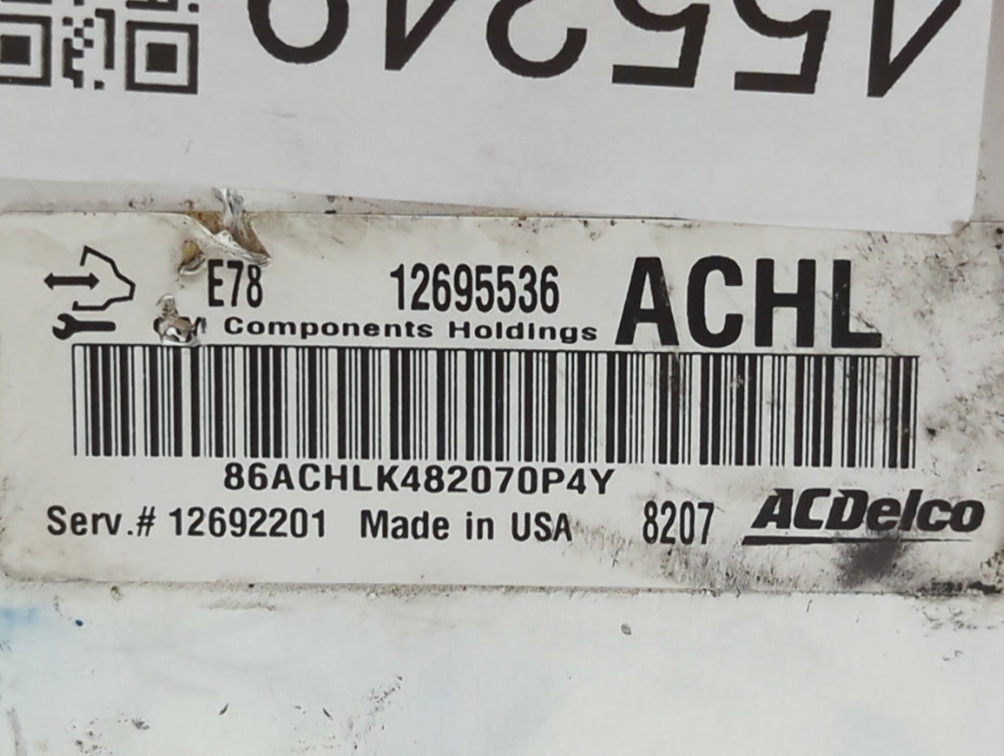 2017-2021 Chevrolet Trax PCM Engine Control Computer ECU ECM PCU OEM P/N:12695536 12668986 Fits Fits 2017 2018 2019 2020 202