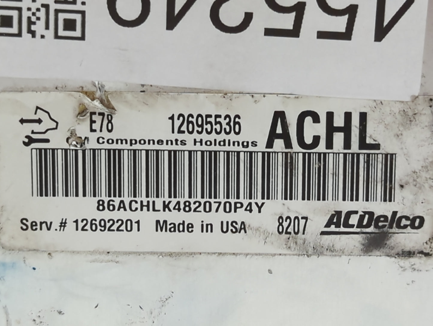 2017-2021 Chevrolet Trax PCM Engine Control Computer ECU ECM PCU OEM P/N:12695536 12668986 Fits Fits 2017 2018 2019 2020 202