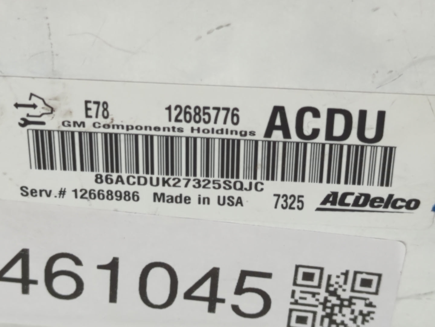 2017-2021 Chevrolet Trax PCM Engine Control Computer ECU ECM PCU OEM P/N: 12695536 Fits Fits 2017 2018 2019 2020 2021 OEM Us