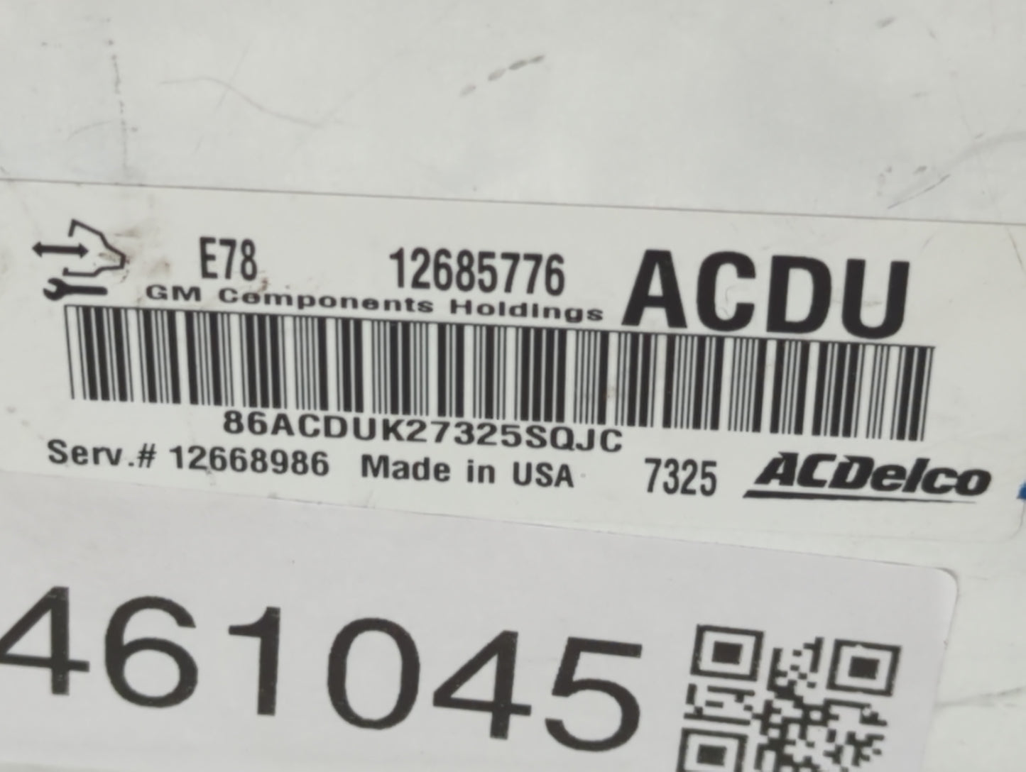2017-2021 Chevrolet Trax PCM Engine Control Computer ECU ECM PCU OEM P/N: 12695536 Fits Fits 2017 2018 2019 2020 2021 OEM Us