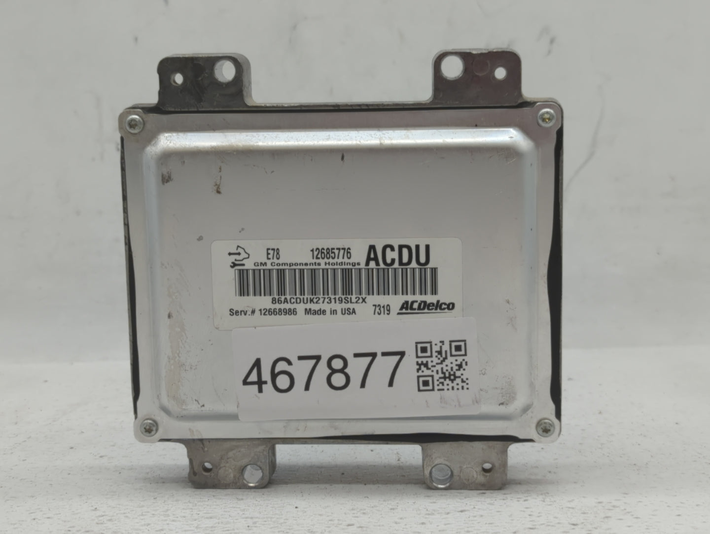 2017-2021 Chevrolet Trax PCM Engine Control Computer ECU ECM PCU OEM P/N:12668986 12685776 Fits Fits 2017 2018 2019 2020 202