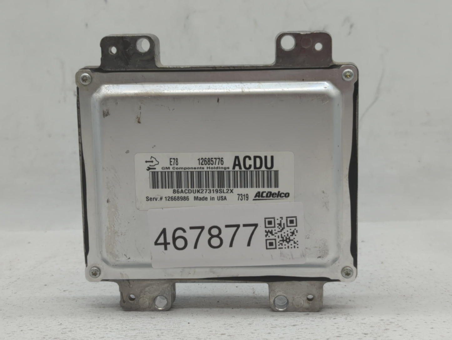 2017-2021 Chevrolet Trax PCM Engine Control Computer ECU ECM PCU OEM P/N:12668986 12685776 Fits Fits 2017 2018 2019 2020 202