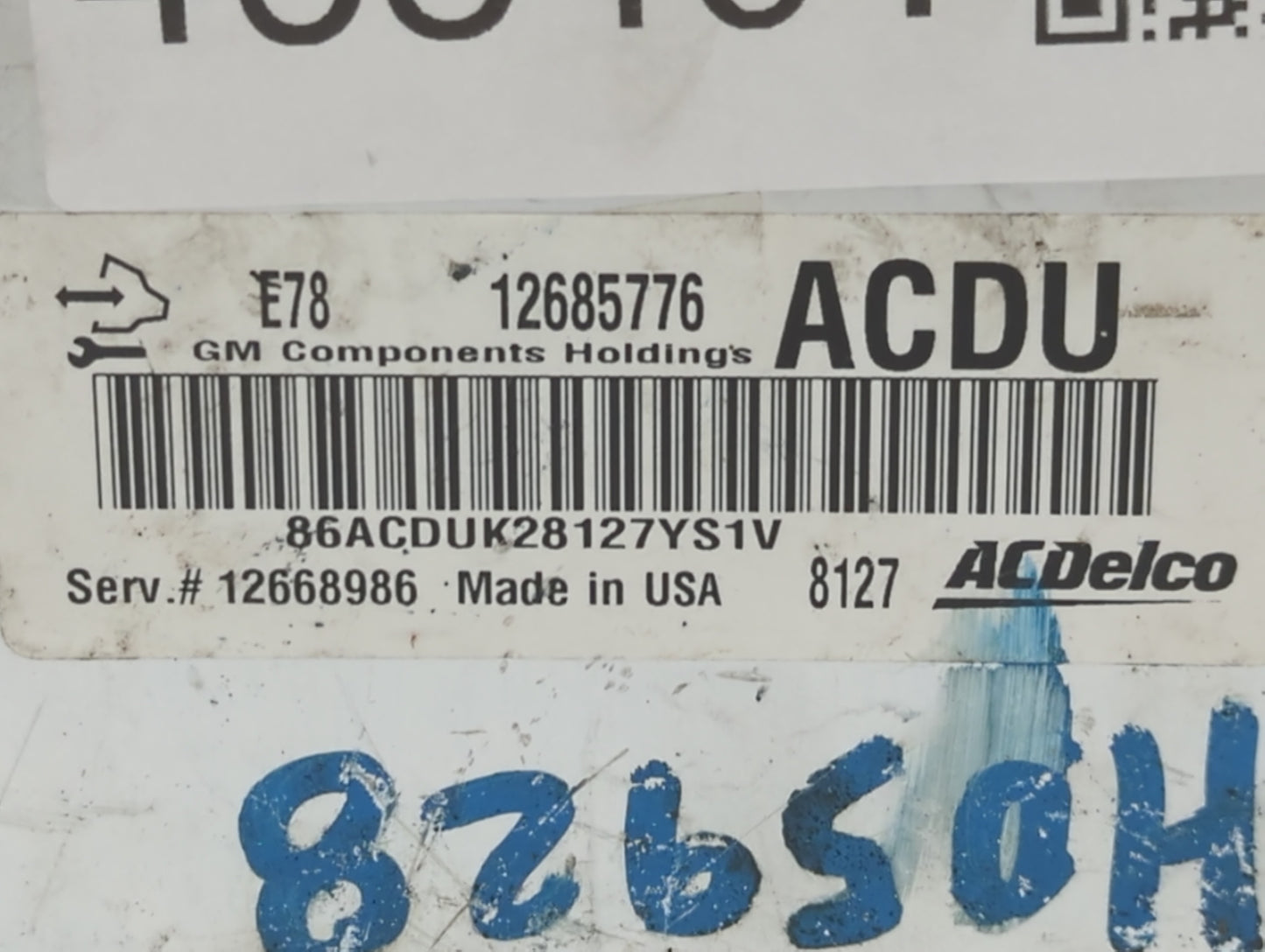 2017-2021 Chevrolet Trax PCM Engine Control Computer ECU ECM PCU OEM P/N:12668986 12685776 Fits Fits 2017 2018 2019 2020 202