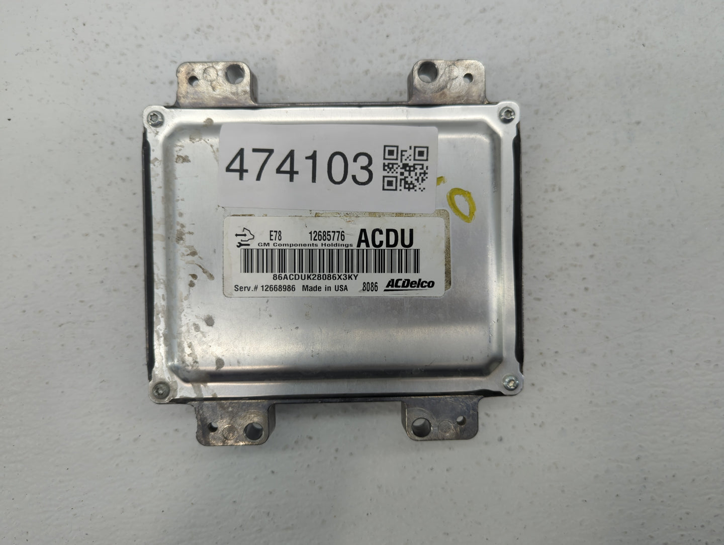 2017-2021 Chevrolet Trax PCM Engine Control Computer ECU ECM PCU OEM P/N:12668986 12685776 Fits Fits 2017 2018 2019 2020 202