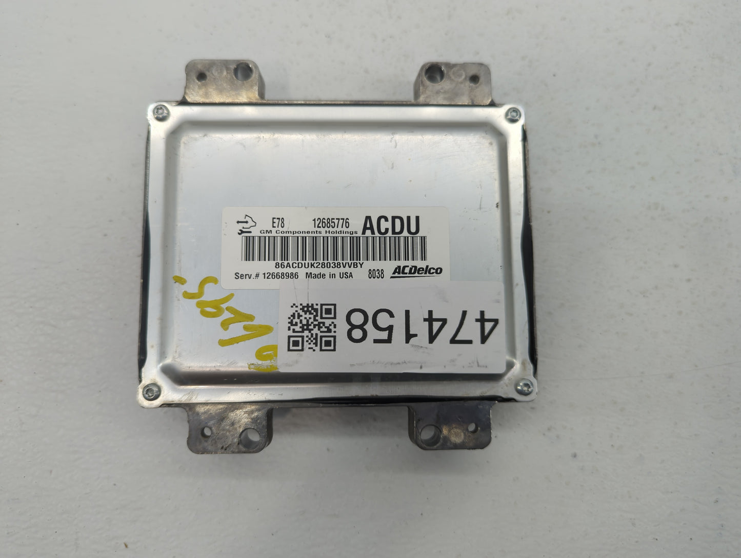2017-2021 Chevrolet Trax PCM Engine Control Computer ECU ECM PCU OEM P/N:12668986 12685776 Fits Fits 2017 2018 2019 2020 202