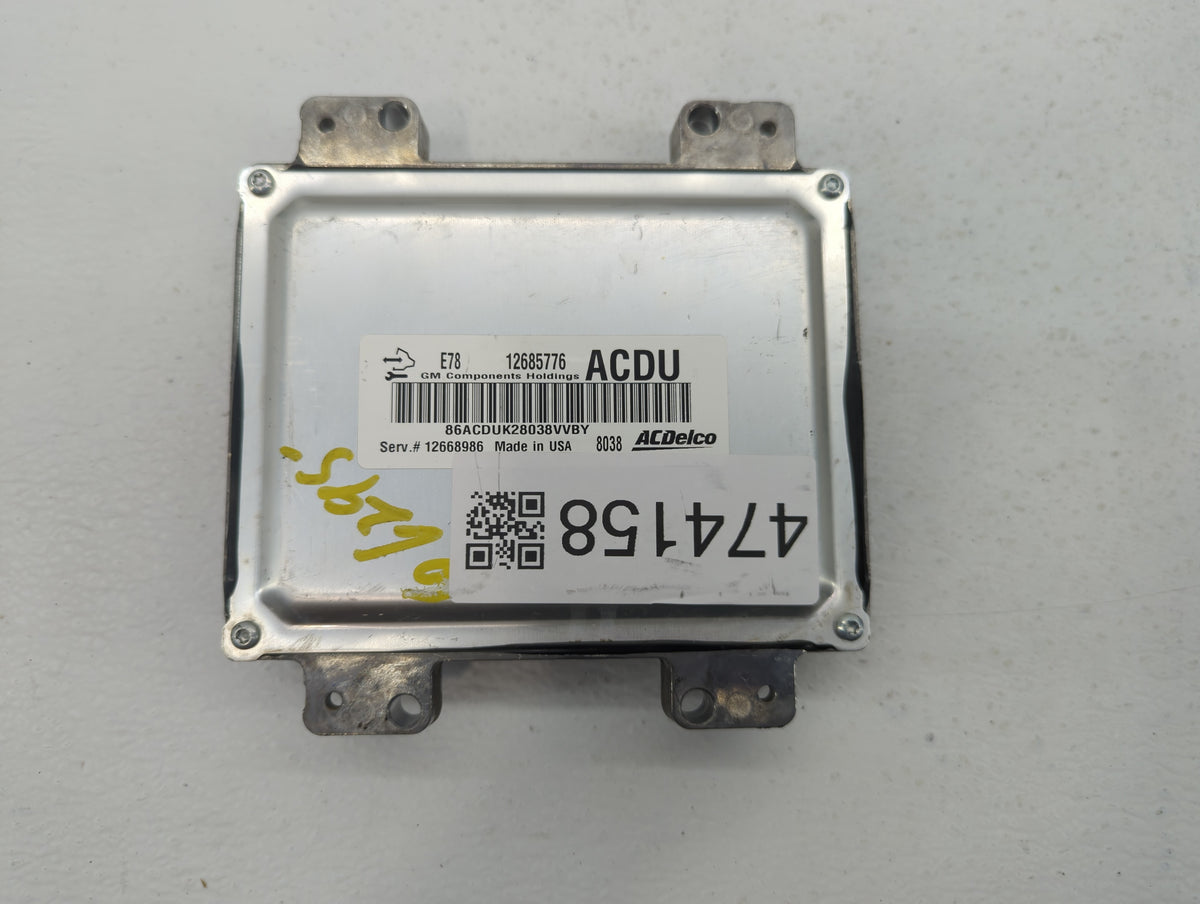 2017-2021 Chevrolet Trax PCM Engine Control Computer ECU ECM PCU OEM P/N:12668986 12685776, 12692201 Fits 2017 2018 2019 202