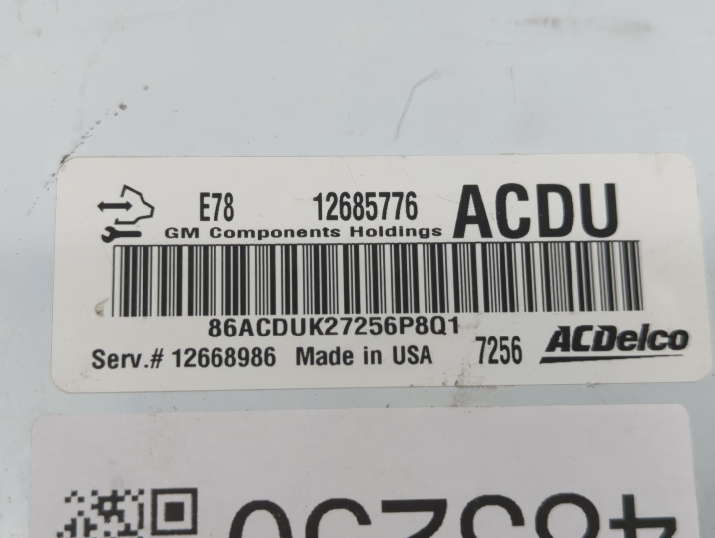 2017-2021 Chevrolet Trax PCM Engine Control Computer ECU ECM PCU OEM P/N:12668986 12677671 Fits Fits 2017 2018 2019 2020 202