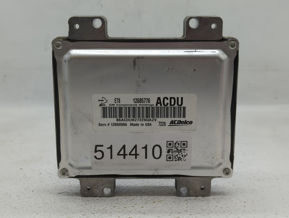 2017-2021 Chevrolet Trax PCM Engine Control Computer ECU ECM PCU OEM P/N:12668986 12685776 Fits 2017 2018 2019 2020 2021 OEM