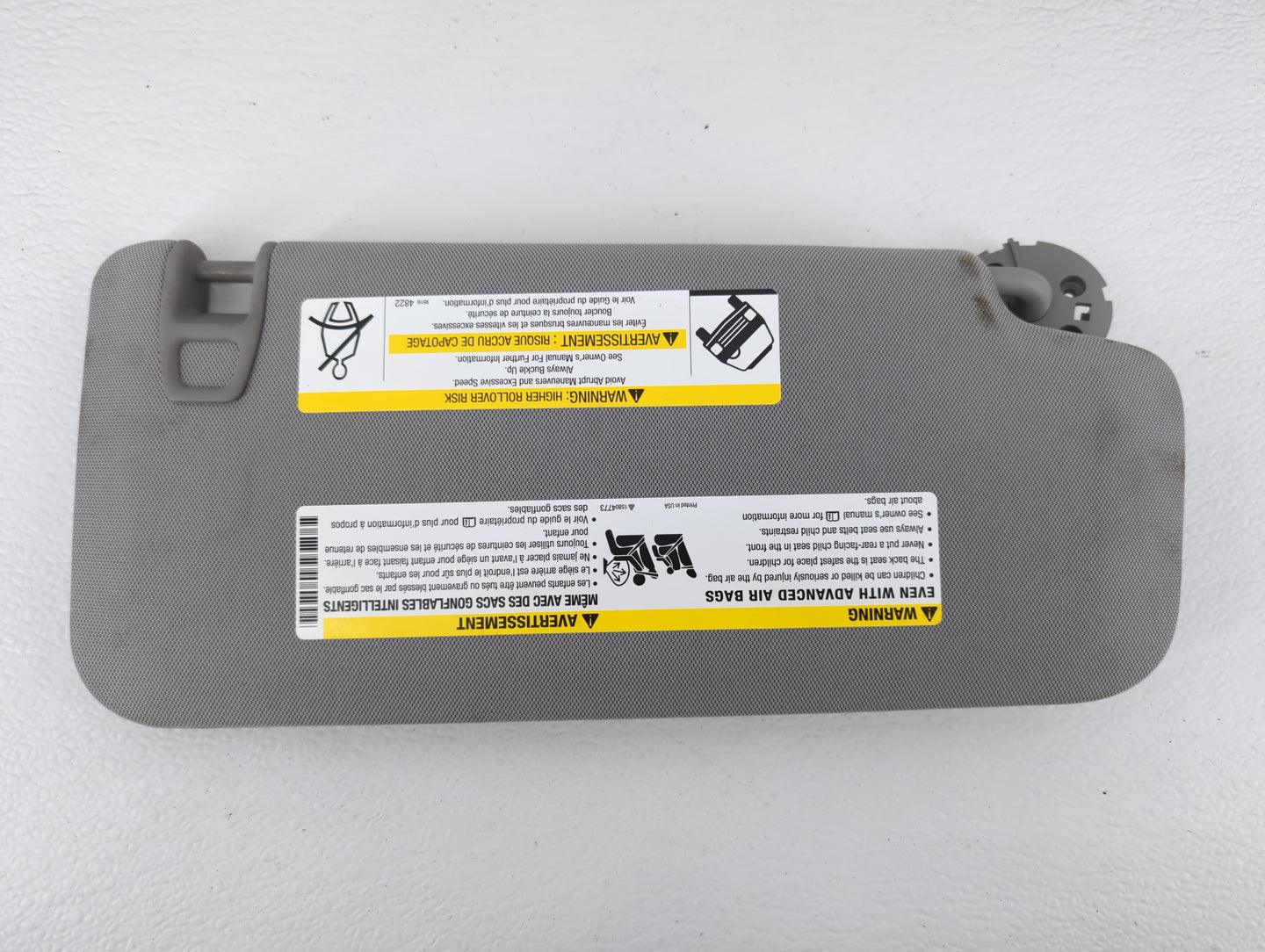 2017-2021 Chevrolet Trax Sun Visor Shade Replacement Driver Left Mirror Fits Fits 2017 2018 2019 2020 2021 OEM Used Auto Par