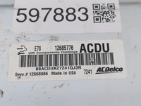 2017-2021 Chevrolet Trax PCM Engine Control Computer ECU ECM PCU OEM P/N:12685776 Fits Fits 2017 2018 2019 2020 2021 OEM Use