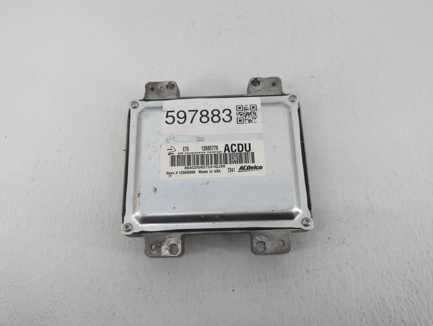 2017-2021 Chevrolet Trax PCM Engine Control Computer ECU ECM PCU OEM P/N:12685776 Fits Fits 2017 2018 2019 2020 2021 OEM Use