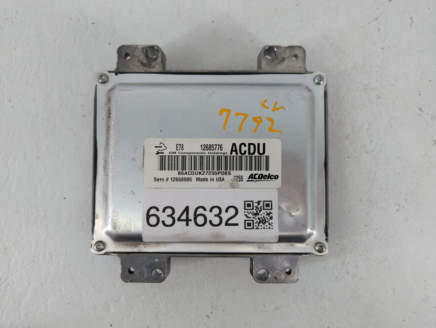 2017-2021 Chevrolet Trax PCM Engine Control Computer ECU ECM PCU OEM P/N:12685776 12668986 Fits Fits 2017 2018 2019 2020 202