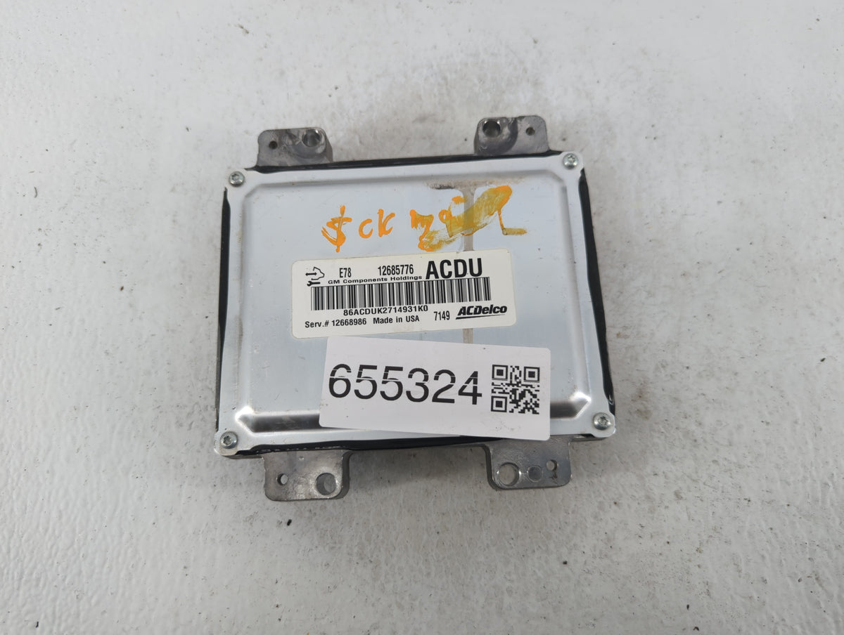2017-2021 Chevrolet Trax PCM Engine Control Computer ECU ECM PCU OEM P/N:E78 12685776 Fits 2017 2018 2019 2020 2021 OEM Used