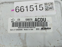 2017-2021 Chevrolet Trax PCM Engine Control Computer ECU ECM PCU OEM P/N:12668986 12685776 Fits Fits 2017 2018 2019 2020 202