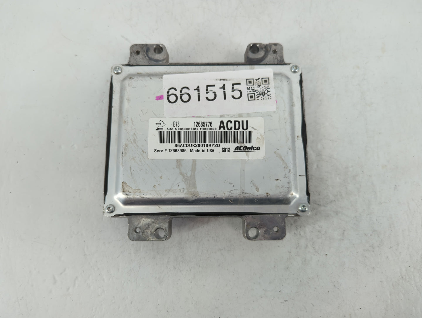 2017-2021 Chevrolet Trax PCM Engine Control Computer ECU ECM PCU OEM P/N:12668986 12685776 Fits Fits 2017 2018 2019 2020 202