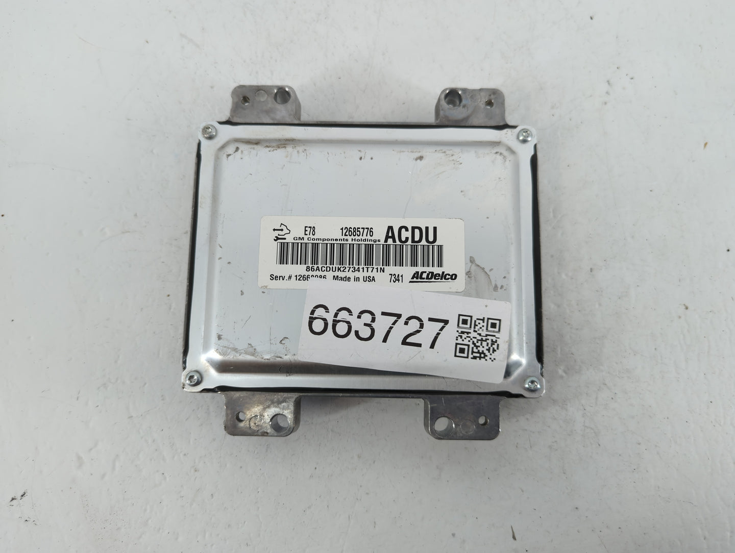 2017-2021 Chevrolet Trax PCM Engine Control Computer ECU ECM PCU OEM P/N:12660086 12685776 Fits Fits 2017 2018 2019 2020 202