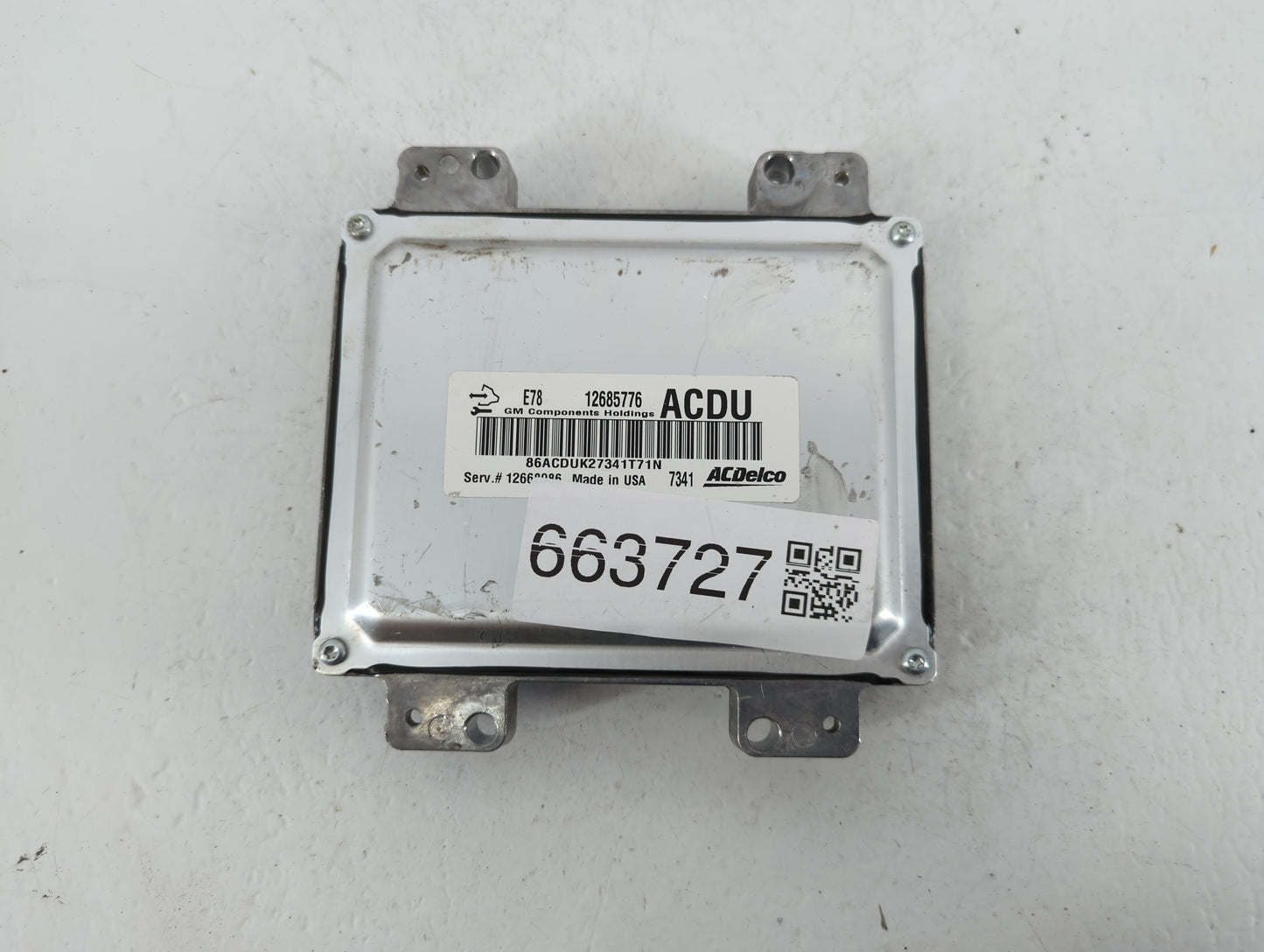 2017-2021 Chevrolet Trax PCM Engine Control Computer ECU ECM PCU OEM P/N:12660086 12685776 Fits Fits 2017 2018 2019 2020 202
