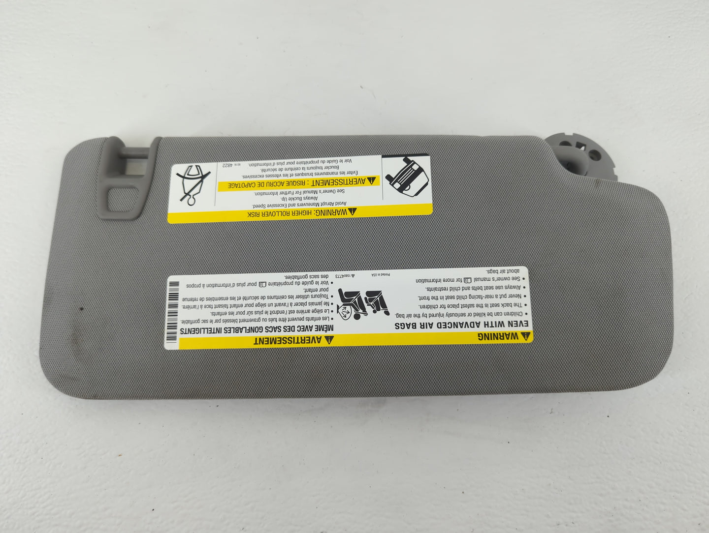 2017-2021 Chevrolet Trax Sun Visor Shade Replacement Driver Left Mirror Fits Fits 2017 2018 2019 2020 2021 OEM Used Auto Par