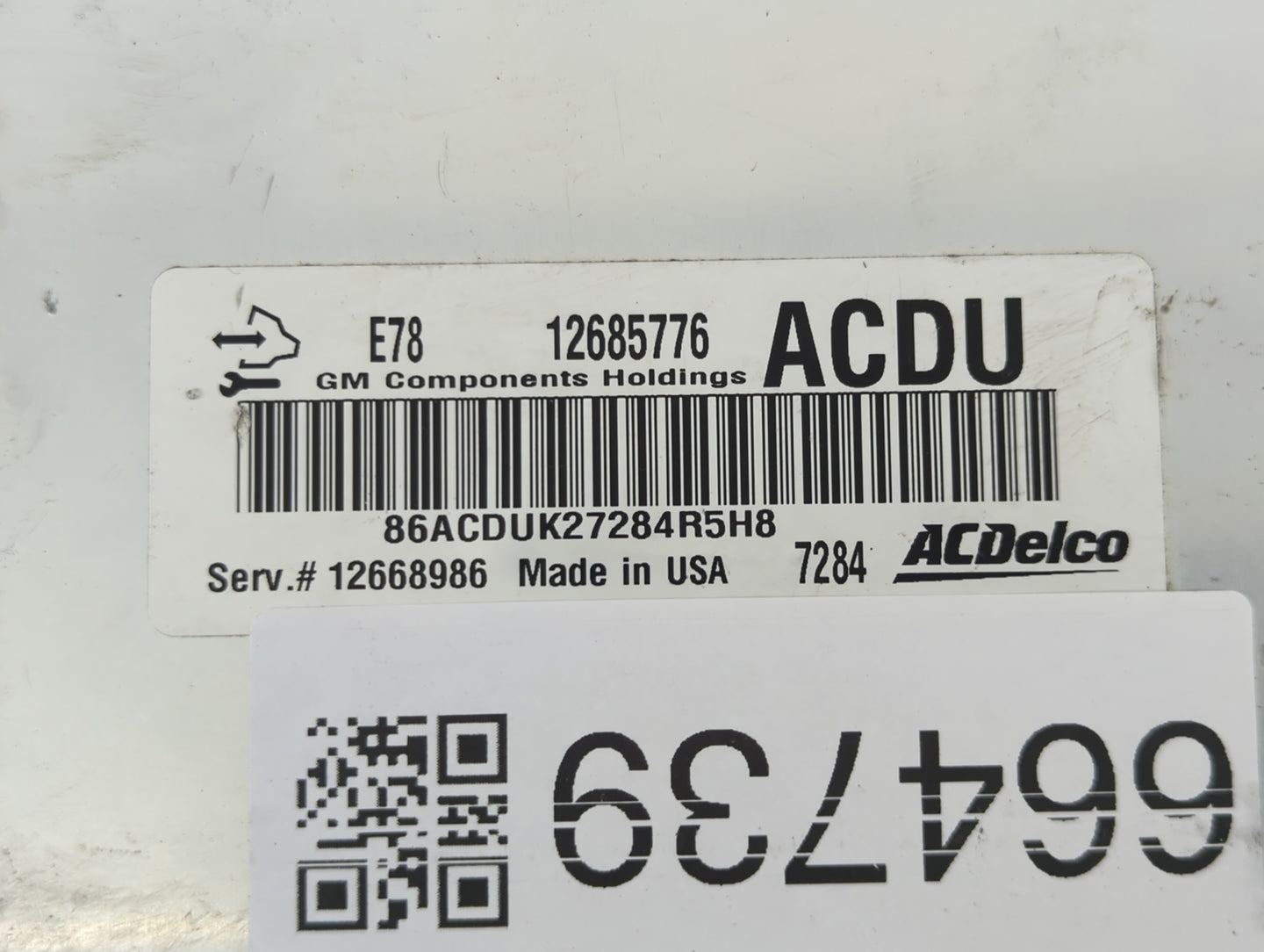 2017-2021 Chevrolet Trax PCM Engine Control Computer ECU ECM PCU OEM P/N:12668986 12685776 Fits Fits 2017 2018 2019 2020 202