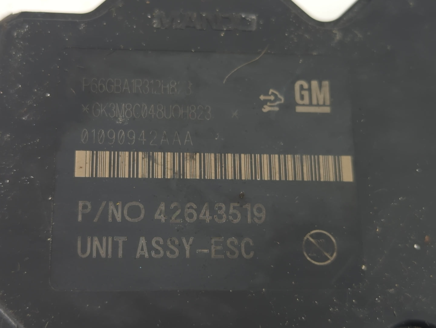 2017-2021 Chevrolet Trax ABS Pump Control Module Replacement P/N:42643519 Fits Fits 2017 2018 2019 2020 2021 OEM Used Auto P