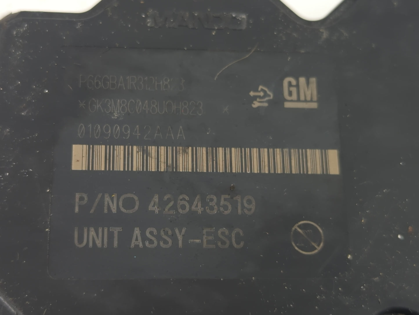 2017-2021 Chevrolet Trax ABS Pump Control Module Replacement P/N:42643519 Fits Fits 2017 2018 2019 2020 2021 OEM Used Auto P