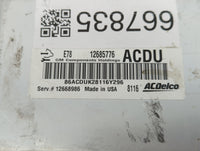 2017-2021 Chevrolet Trax PCM Engine Control Computer ECU ECM PCU OEM P/N:12668986 12685776 Fits Fits 2017 2018 2019 2020 202