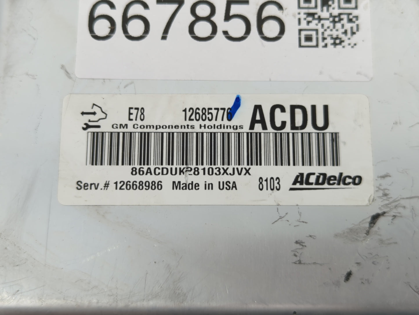 2017-2021 Chevrolet Trax PCM Engine Control Computer ECU ECM PCU OEM P/N:12668986 12685776 Fits Fits 2017 2018 2019 2020 202