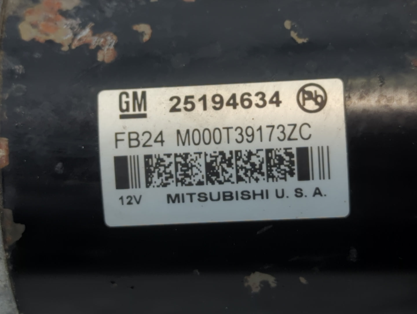 2013-2021 Chevrolet Trax Car Starter Motor Solenoid OEM P/N:25194634 Fits OEM Used Auto Parts - Oemusedautoparts1.com