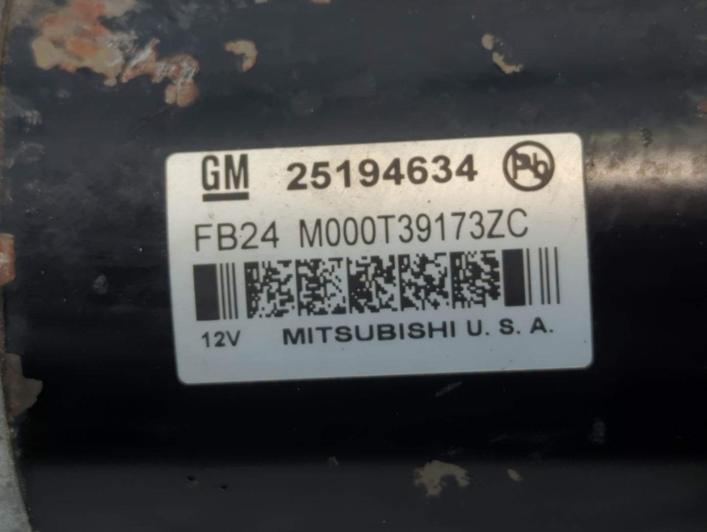 2013-2021 Chevrolet Trax Car Starter Motor Solenoid OEM P/N:25194634 Fits OEM Used Auto Parts - Oemusedautoparts1.com
