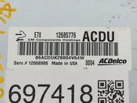 2017-2021 Chevrolet Trax PCM Engine Control Computer ECU ECM PCU OEM P/N:12668986 12685776 Fits Fits 2017 2018 2019 2020 202
