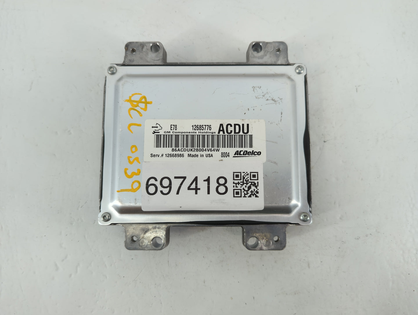 2017-2021 Chevrolet Trax PCM Engine Control Computer ECU ECM PCU OEM P/N:12668986 12685776 Fits Fits 2017 2018 2019 2020 202