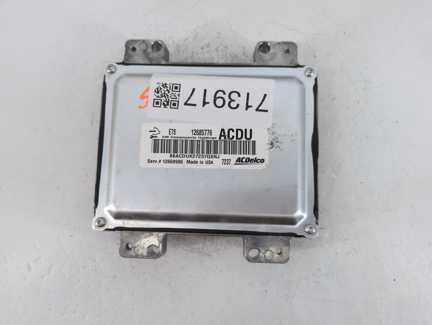 2017-2021 Chevrolet Trax PCM Engine Control Computer ECU ECM PCU OEM P/N:12668986 12685776 Fits Fits 2017 2018 2019 2020 202